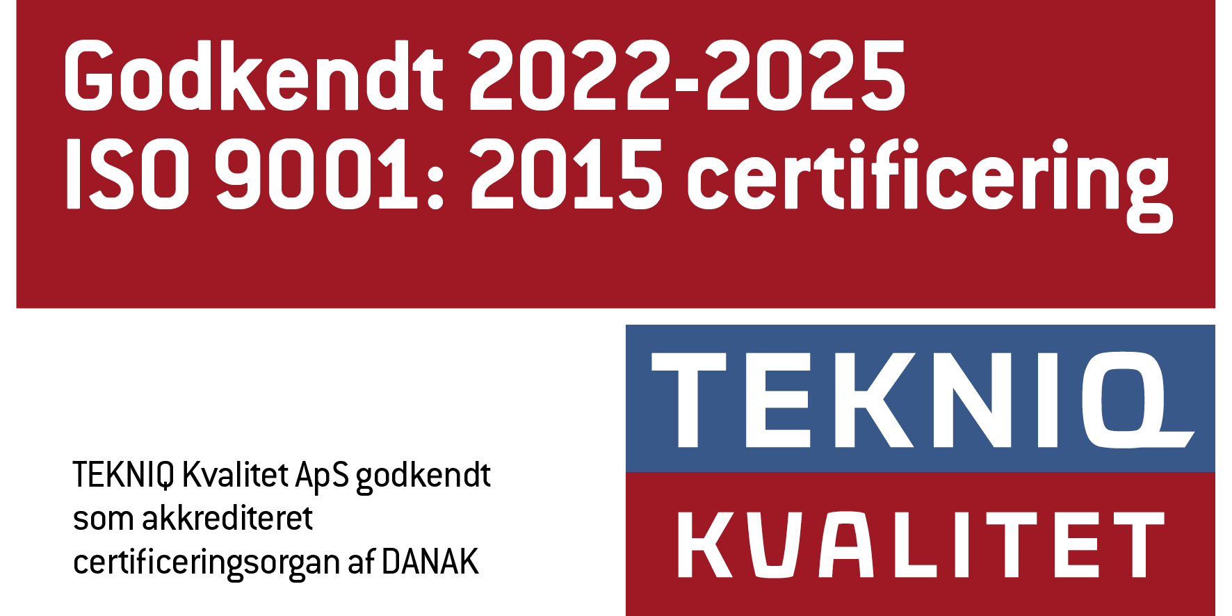 Etiket ISO 9001-2015 Certificering 2022 2025